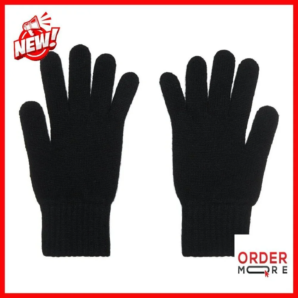 100% Cashmere Gloves One Size Made in Scotland Premium Warm